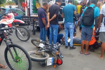 Acidente em cruzamento. Foto: Smtran