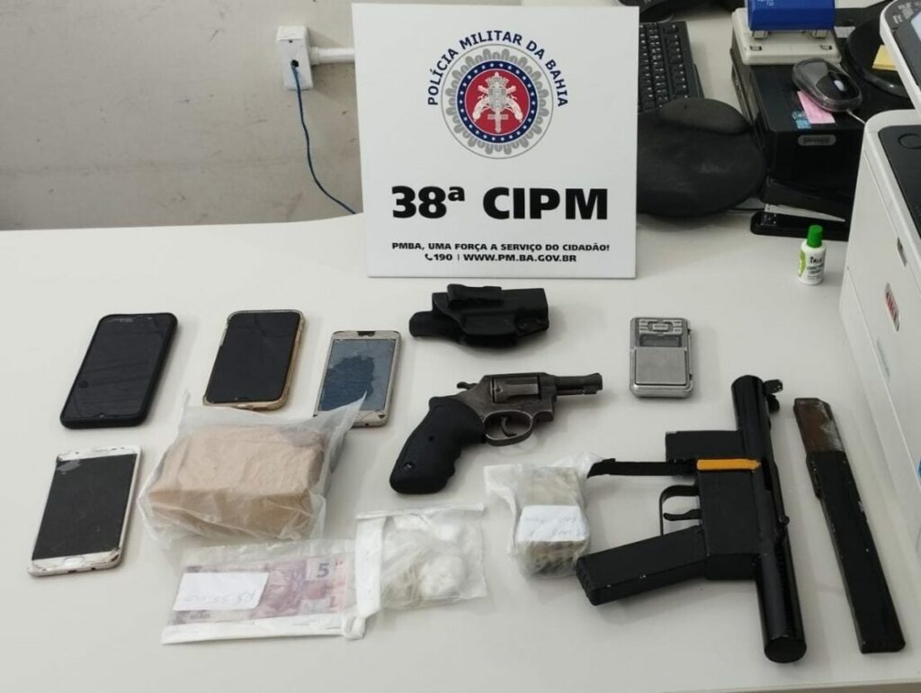 Material apreendido. Foto: Polícia Militar