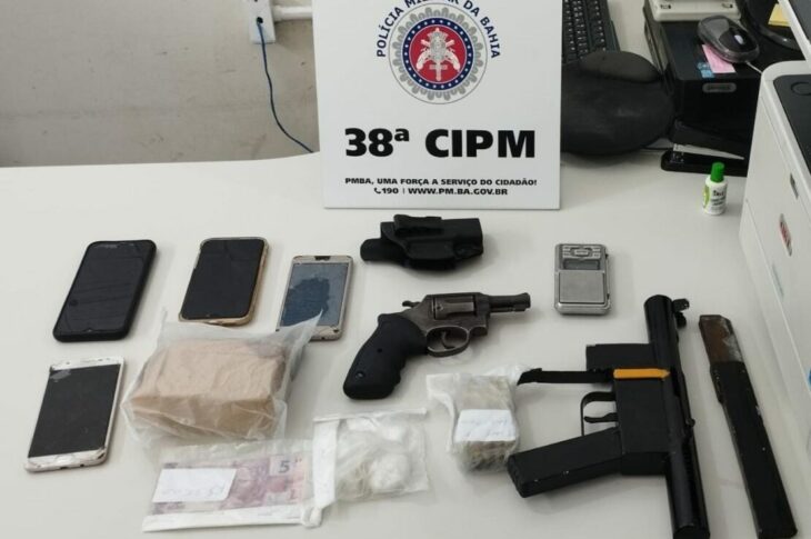 Material apreendido. Foto: Polícia Militar