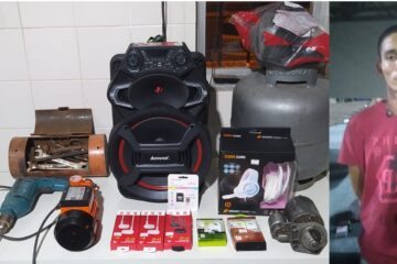 Produtos apreendidos em Guanambi. Foto: Polícia Militar