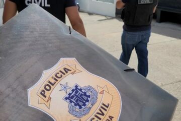Prisão de suspeito em brumado. Foto: Reprodução Polícia Civil