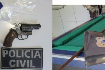 Material apreendido na operação. Foto: Polícia Civil