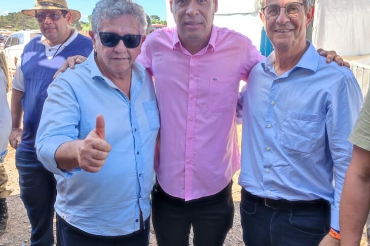 Luiz Caetano, Gimmy e Saulo Pontes. Foto: Divulgação
