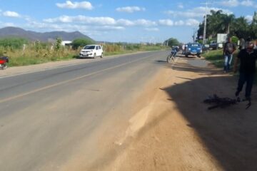 Ciclista morre atropelado na BR-122, em Guanambi. Foto: SMtran