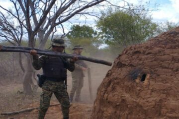 Fornos destruídos. Foto: CIPPA Lençóis