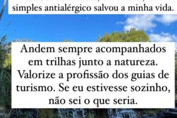 Publicação do apresentador