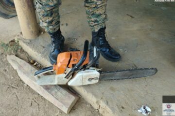 Material apreendido. Foto: CIPPA Lençóis