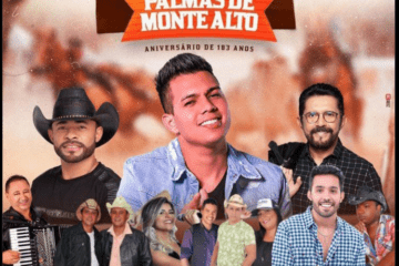 Programação da vaquejada. Foto: Prefeitura de Palmas de Monte Alto