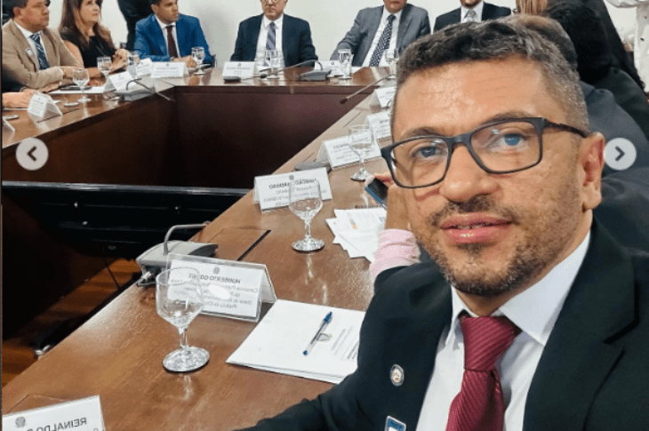 Prefeito Reinalldo Góes, em Brasília. Foto: Divulgação