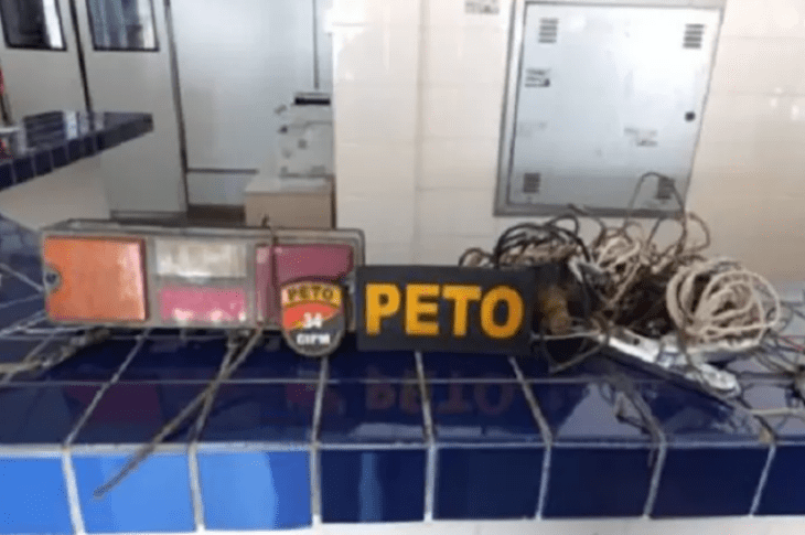 Peças recuperadas em Brumado. Foto: Reprodução Achei Sudoeste