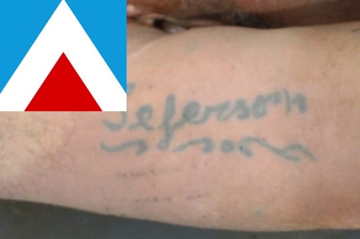 Corpo do homem sem identificação no IML. Foto: Folha do Vale