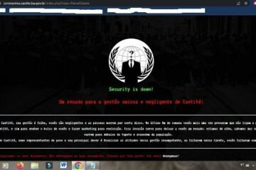 Página da prefeitura