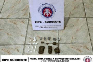 Material apreendido em Urandi. Foto: Cipe Sudoeste