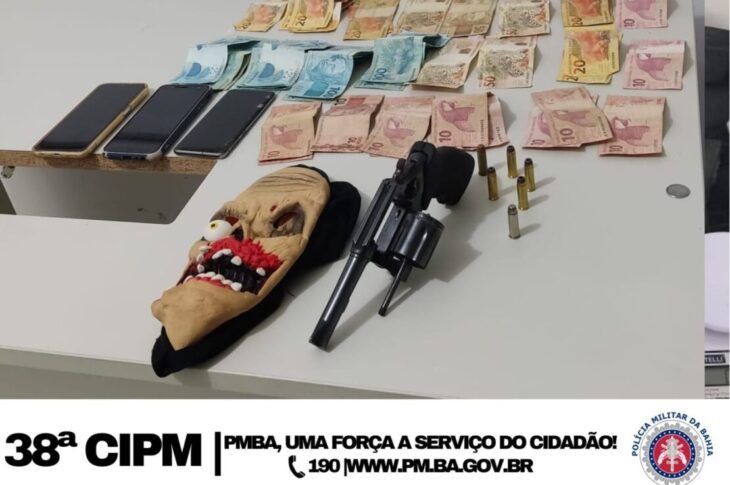 Material apreendido. Foto: Polícia Militar