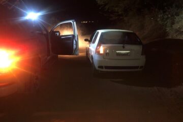 Carro apreendido. Foto: Polícia Militar