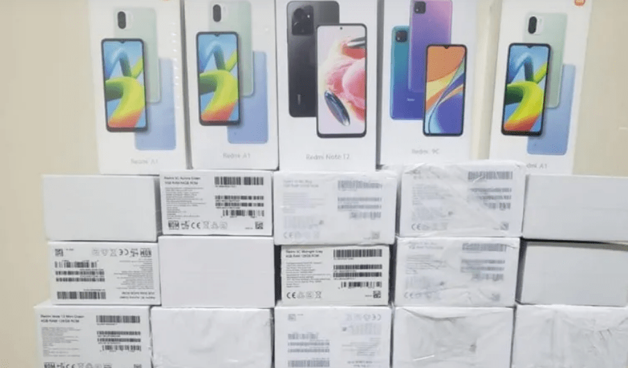 Celulares apreendidos. Foto: DIvulgação/SSP-BA