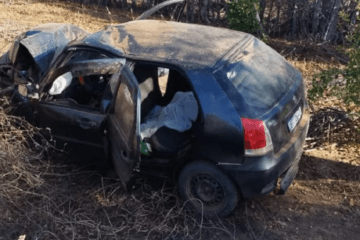 Colisão na BA-152, em Livramento. Foto: Achei Sudoeste