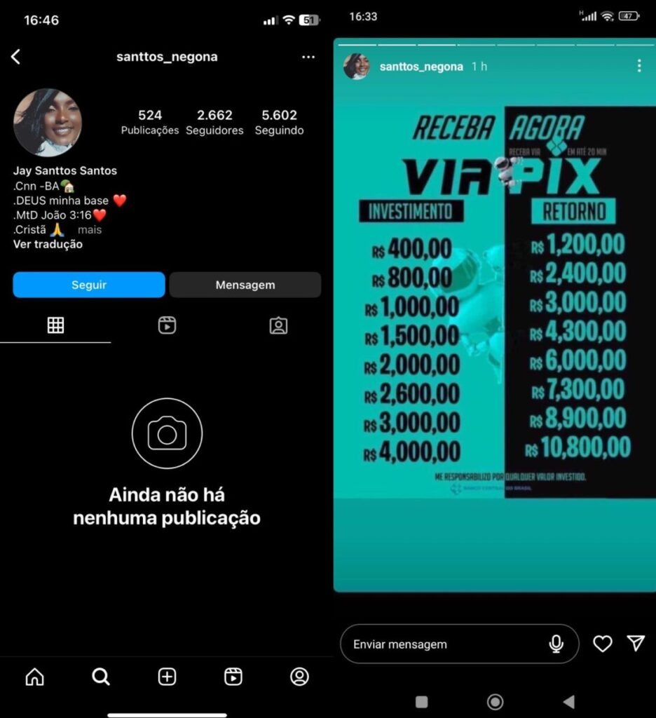 Perfil invadido