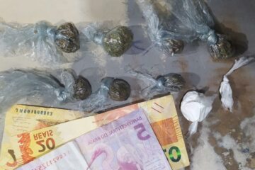 Material apreendido em Caetité. Foto: Polícia Militar