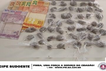 Droga apreendida. Foto: Cipe-Sudoeste