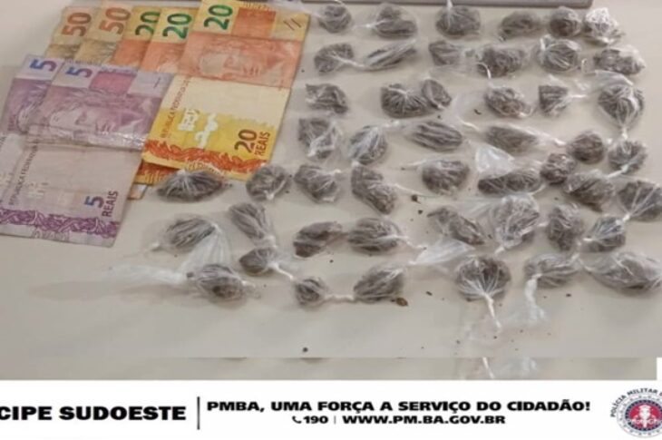 Droga apreendida. Foto: Cipe-Sudoeste