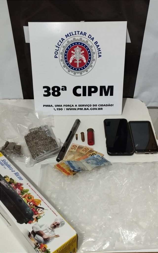 Material apreendido. Foto: Polícia Militar