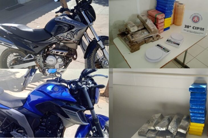 Material apreendido. Foto: Polícia Militar