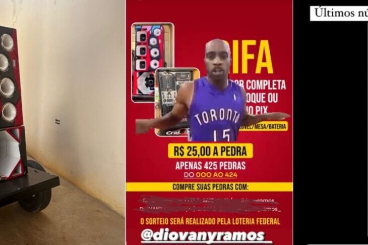 Material apreendido. Foto: Reprodução