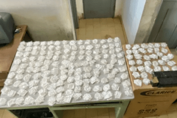 Material apreendido em Macaúbas. Foto: Reprodução 4ª CIPM