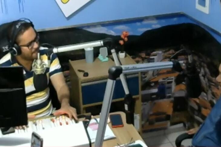 Manoel Rubens em entrevista. Foto: Reprodução Vilson Nunes