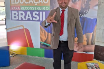 Dica participando do evento.