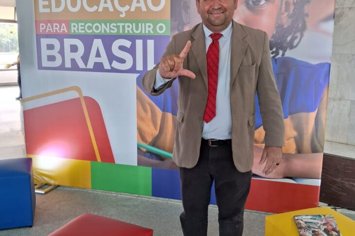 Dica participando do evento.