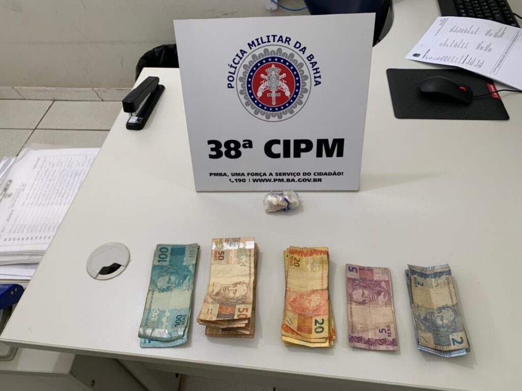 Material apreendido em Bom jesus da Lapa. Foto: Polícia Militar