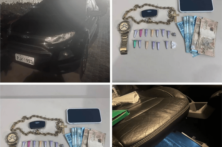 Material apreendido em Vitória da Conquista. Foto: Cipe/Sudoeste