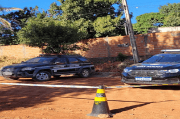 Casa do acusado isolado. Foto: Polícia Civil