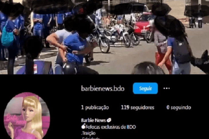 Confusão em Brumado. Foto: Reprodução Achei Sudoeste