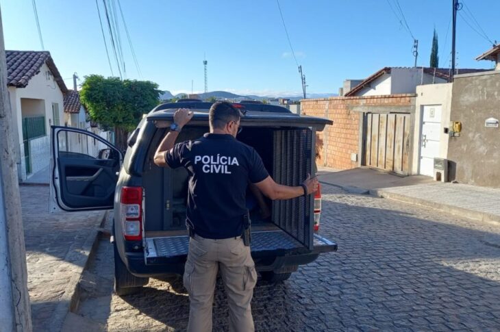 Preso por estupro de vulnerável. Foto: Polícia Civil