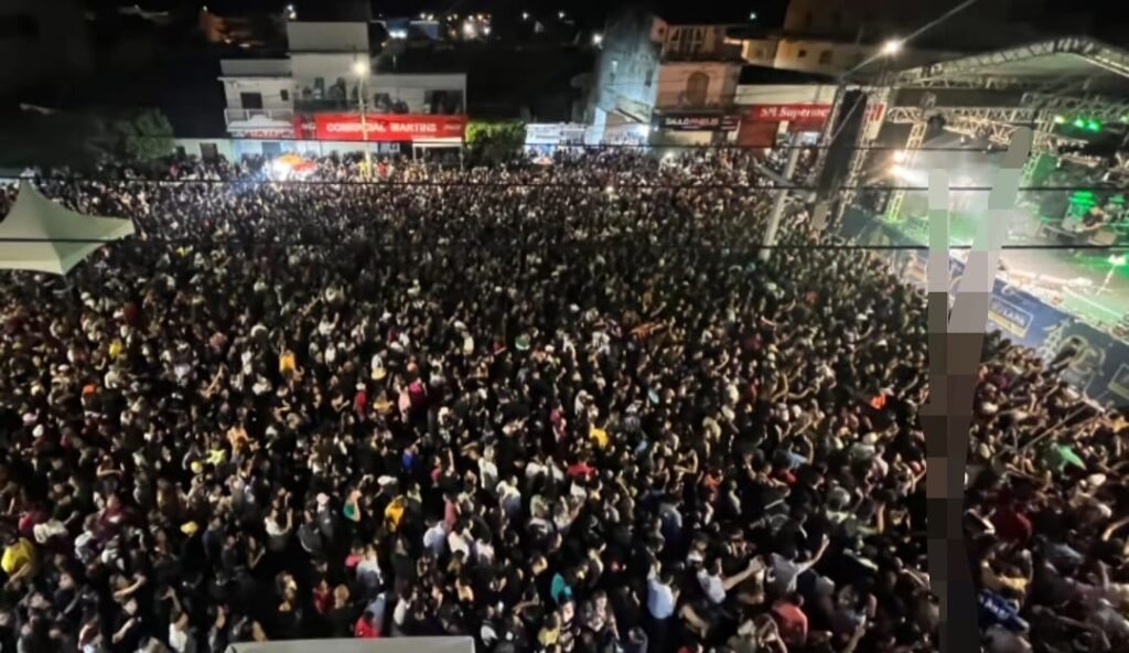 Nattan se apresenta em Bom Jesus da Lapa. Foto: Prefeitura de Bom Jesus da Lapa
