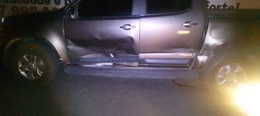 S10 envolvida no acidente. Foto: Smtran
