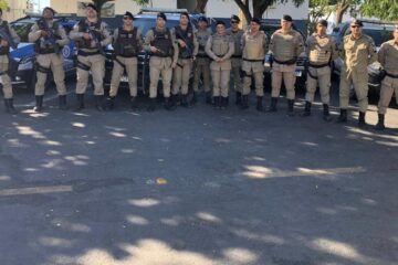 Equipe do 17º BPM de Guanambi. Foto: ASCOM