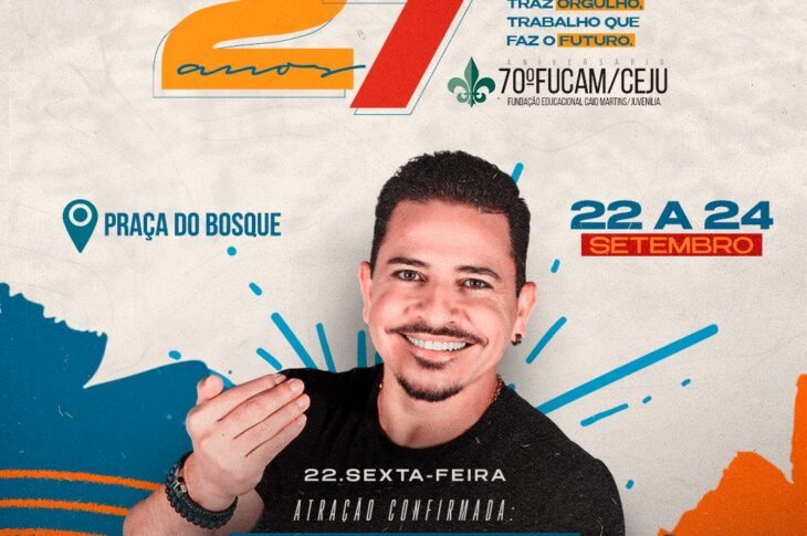 Cartaz da festa
