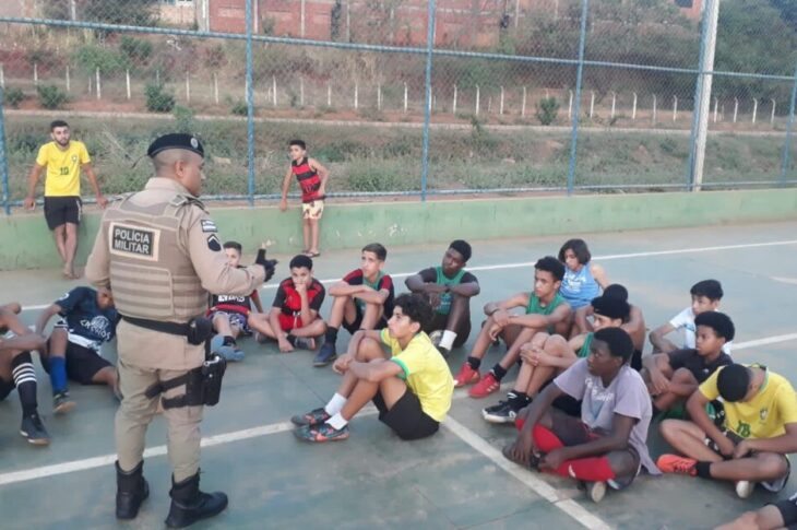 Palestra educacional em Caetité. Foto: Polícia Militar