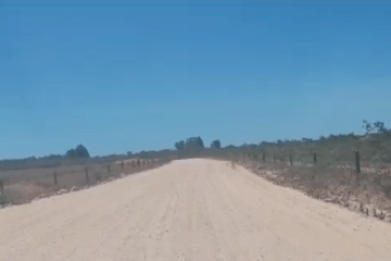 BR-030 entre Mambaí e Cocos.