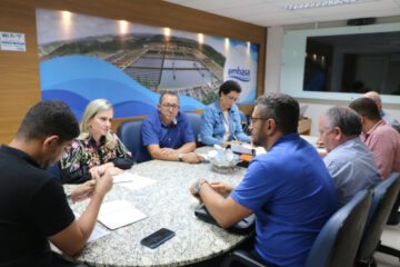 Encontro com prefeitos.