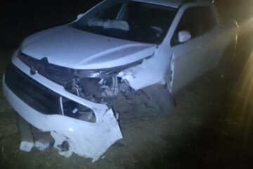 Carro envolvido em acidente. Foto: SMtran