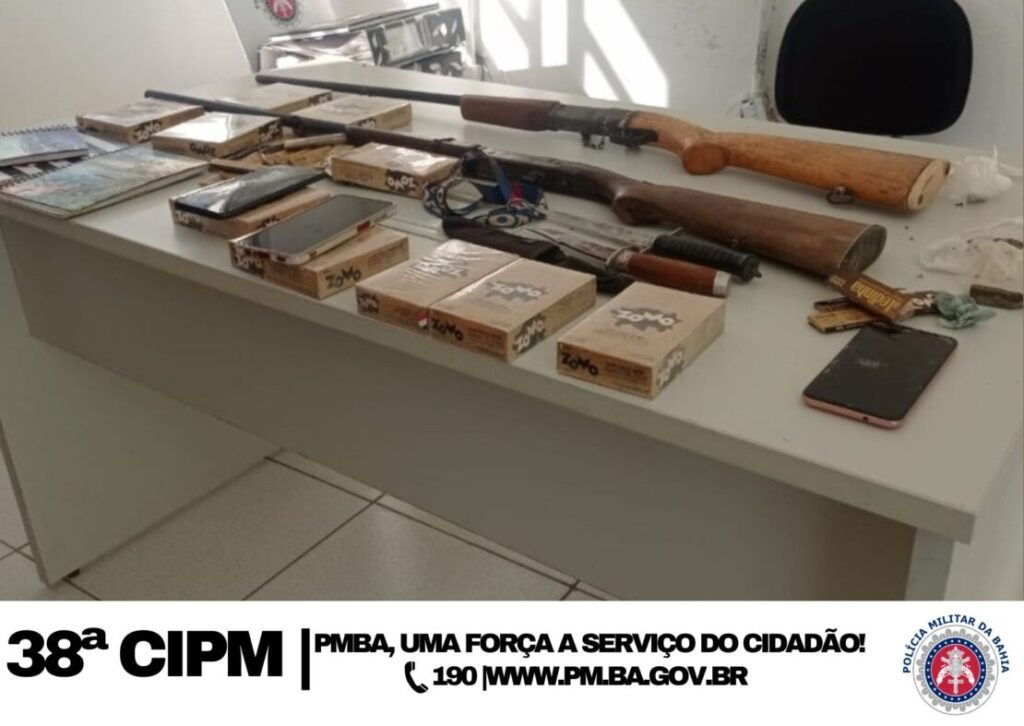 Material apreendido. Foto: Polícia Militar