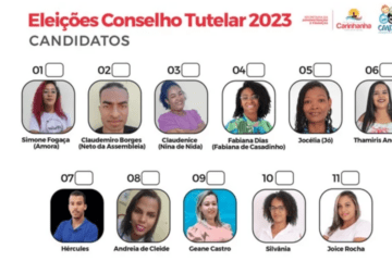 Candidatos de Carinhanha. Foto: reprodução CMDCA