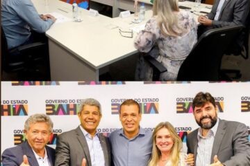 Caetano, Jerônimo,Gimmy, Ivana e assessor