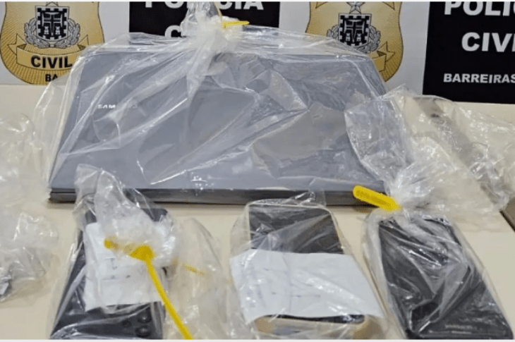 Material apreendido na operação. Foto: Ascom-PC