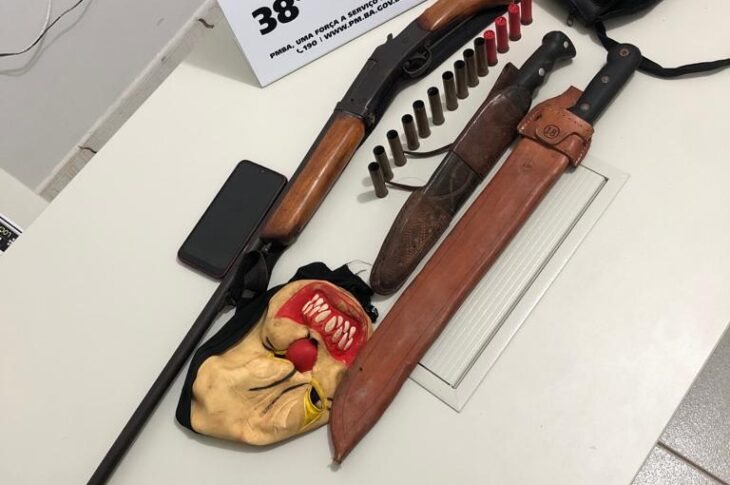 Material apreendido em Bom Jesus da Lapa. Foto: Polícia Militar